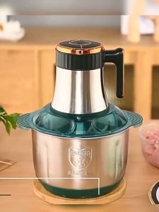 เครื่องปั่น เครื่องปั่นพริก 5L เครื่องปั่นอาหาร เครื่องบดหมู เครื่องบดสับไฟฟ้า บดเร็ว รอบ 5 วิตามิน เครื่องปั่นเสริมความจุใหญ่สำหรับการผลิต เบา ผลไม้ ผัก ผล และเนื้อ ทำการสอดคล้องและความสะอาดที่ง่าย รวมถึงเครื่องปั่นอเนกประสงค์ และเครื่อง