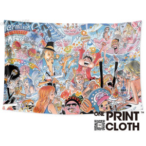 Poster Wall Decorations Anime One Piece Cartoon Background Wall Hanging Tapestry Rectangular Shape Home Textile Wall Hanging