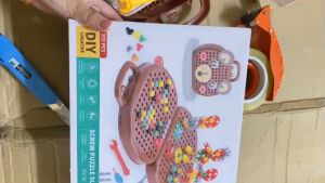 Đồ chơi cho bé trai Mebaubong Đồ chơi kỹ sư cho bé 203 chi tiết Lắp ráp kỹ sư cơ khí kèm KHOAN Đồ chơi vặn ốc vít Đồ chơi trẻ em thông minh