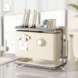 Japan Import Mujie Knife Rack Storage Rack 2024 New Arrival Kitchen Magnetic Knife Storage Rack Kitchen Knife All-in-One Rack