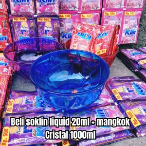 terlaris setiap pembelian 48 set soklin liquid 20 ml sabun cuci pakaian gratis set wadah panci plastik