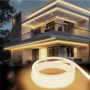 Outdoor Garden Lighting COB LED Strip with Switch Neon LED Tape 110V US Plug220V EU Plu Lawn Lamp For Halloween Christmas Decor