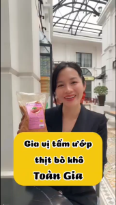 Gia vị ướp bò khô gói 500g bột ướp thịt bò khô cay ngọt thơm ngon tại nhà nêm nếm sẵn dễ sử dụng