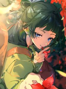 Bandai | Pintura de Diamantes 5D con Temática de Anime The Apothecary Diaries Decoración Estética para el Hogar Sala de Estar Dormitor