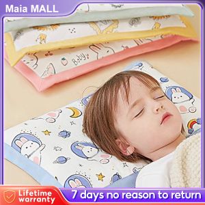 MAIA Baby Pillow 100% Cotton Buckwheat Pillow With Double Layer Pillowcase Helps Adjust The Sleep Quality For 0-5 Years Old Babies