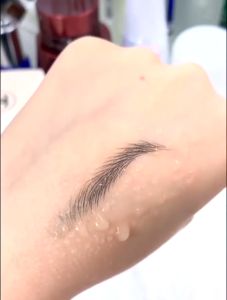 5 Colors 4 Points Eyebrows Pen Hair-like Eyebrow Tattoo Pen Waterproof Liquid Lazy Eyeliner