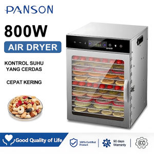 PANSON 6/8/12/18 Large Layer Food Dehydrator Fruit/Vegetable/Herbs Intelligent Automatic Dryer