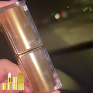 Gold Moisturizing Lipstick Color Changing High Shine Fade Lip Line Relieves Dryness Non-stick Hyaluronic Acid Hydrating Lip Balm