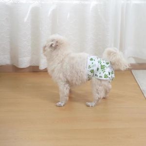 BIAI 1PC Resuable Female Dog Diaper Washable Pet Physiological Pants Waterproof Soft Ice Silk Cloth Diape For Female Dog Giftr