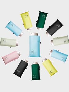 UV ร่มกันฝนพกพา 5 ตัว ร่มกันแดด ร่มจิ๋ว น้ำหนักเบา พกพาง่าย ดีไซน์ Y