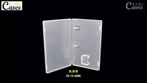 1pcs Game Card Storage Case Box 17*10cm Transparent Cartridge Holder Shell For Switch NS