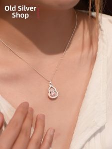 WU YUE JEWELRY | Sterling 990 New Chinese Gourd Pendant Necklace For Women