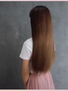 (พร้อมส่ง) แฮร์พีช แบบแพ ผมตรง 60cm หน สวยได้ทุกโอกาส