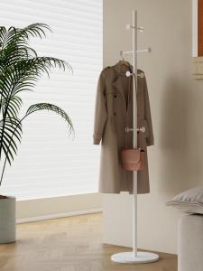 Luxurious Floor-Mounted Iron Art Clothes Hanger for Bedroom And Living Room Simple Storage Multi-Functional Drying Rack