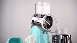3 in 1 Food Grinder Cheese Shredder Veggie Chopper Multifunction Kitchen Tools | 3 in 1 Food Chopper Manual Slicer | Grinder Cheese Shredder Veggie Chopper | Rotary Cheese Grate Manual Slicer