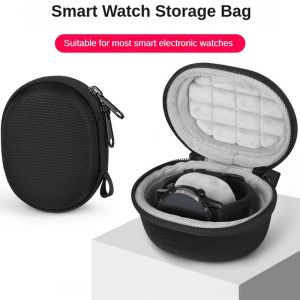 Portable EVA Single Watch Travel Case Watch Storage Organizer Box Watch Holder Waterproof for Smartwatches Zippered Container