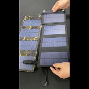 Anern USB Foldable Solar Panel Folding Solar Panels For Outdoor Travel Mobile Phone Charging Bank for Camping Hiking Climing