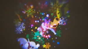 Christmas Lampu Proyeksi kepingan salju Natal LED Built-in 16 jenis lampu proyeksi grafis