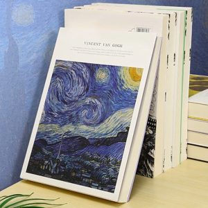 A5/B5 Van Gogh Sketchbook Notepads Notebook 256 pages for Drawing Painting Parchment