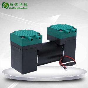 Dual Head DC Vacuum Pump Mini Silent Membrane Air Pump Miniature Vacuum Pump Compact Size Family Organizing Tools ZR5102PM