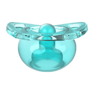 HamshMoc Baby Pacifier Breast-like Design Anti-Addiction Bilateral Air Vents Matte Texture Food-Grade Silicone for 0+ Months