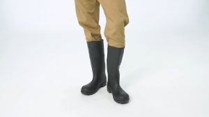 รองเท้าบู้ทกันของมีคม-ทนทาน ใช้ฟาร์ม/ตกปลา/สวน/เกษตร/โรงงาน วัสดุผิวด้านกันน้ำ