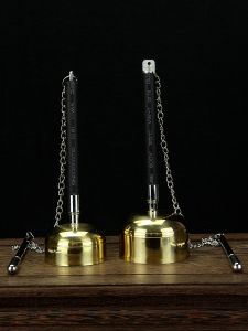 พิมพ์เสื้อผ้าสำหรับห้องสวดมนต์ ลูกปัดทองแดงบริสุทธิ์ขนาดใหญ่และเล็ก วัตถุประดับตกแต่งสำหรับโต๊ะทำงาน งานฝีมือแบบจีน