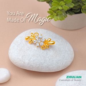 [BH5007] Zhulian Kerongsang Bunga Anti Karat/ Gold Plated Brooch Jewellery