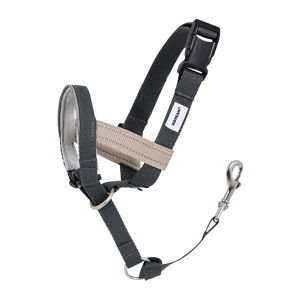 HamshMoc Reflective Pet Muzzle Adjustable Anti-Barking Dog Mask Anti-Bite No Pull Safety For Dogs Walking Accessories Attach To Collar And Leash