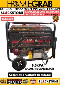 BLACKSTONE 9.5KVA /9500W GASOLINE GENERATOR - ELECTRIC START - PURE COPPER WINDING‼️BS12800D‼️