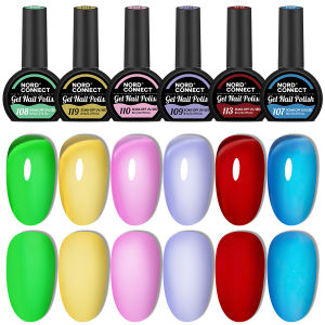 ยาทาเล็บเจล 8 มล. หลายสีใส สีแดง น้ำเงิน เหลือง แบบลอกออกได้ เหมาะสำหรับร้านเสริมสวย