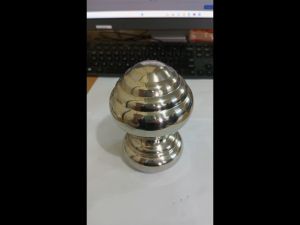 Mahkota Garis Stainless 2 1/2in Perlengkapan aksesories digunakan untuk hiasan pagartanggadll.