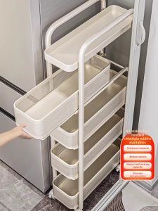youqin | Narrow Space Storage Organizer Pull-out Cabinet