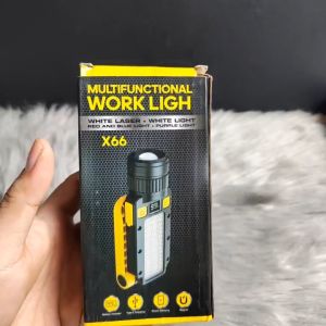 Đèn Pin Siêu Sáng Đa Năng Tiện Ích H18 Có Nam Châm Màn LCD Báo Pin Zoom Xa Gần Và Sạc Dự Phòng