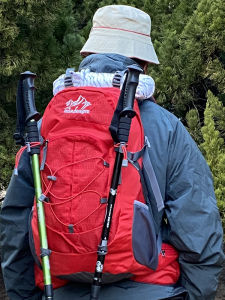 Outdoor Climbing Bag Lightweight Floating Large Capacity Bearing System Double Shoulder Bag Wear-resistant Waterproof Travel Camping Backpack