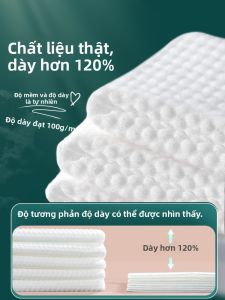 MONLEYTA | Khăn Lau Mặt Bông Dùng Một Lần Không Rơi Sợi