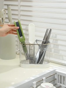 แปรงทำความสะอาดด้ามยาว แปรงทำความสะอาดห้องครัว แปรงทำความสะอาดมีด อุปกรณ์ทำความสะอาดห้องครัว