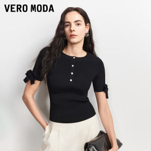Vero Moda | Elastic Ribbed Sweater with Bow Sleeves Gift 326345002
