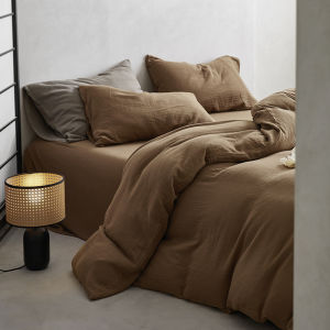 WUYINLIANGPIN | Double Layer Crinkled Cotton Bedding 4-Piece Set