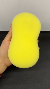 SPONGE CUCI MOBIL Busa Cuci Motor Piring Kuning 8 Busa Foam Wash Tebal Spons Premium