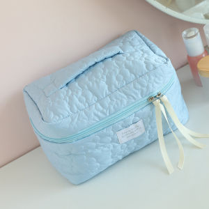 Female New Flower Pattern Women Makeup Bag Toiletries Cosmetic Organizer Zipper Bag Travel Wash Pouch Cosmetic Bag Make Up Bags