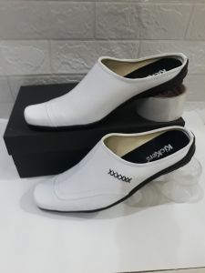 sepatu selop habib bahar trendy / selop pria terlaris / selop putih / sandal selop terbaru