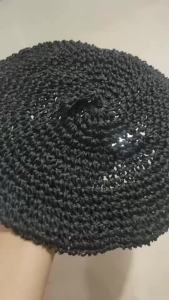 Mũ Beret Màu Trơn Mùa Hè Cho Nữ Mũ Rơm Móc Thời Trang Mũ Ngoài Trời Thường Ngày Mũ Đan Mùa Xuân Boina Quà Tặng