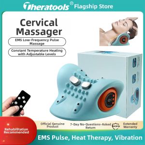 Theratools | Low Frequency Pulse Vibration Heat Shoulder and Neck Massage Pillow