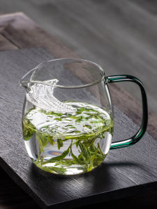 Thickened Glass Tea Cup with Filter Large Capacity for Green Tea And Dried Orange Peel Heating And Tea Water Separation