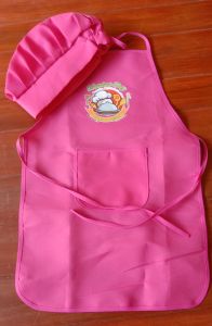 Topi Dan Celemek Anak free Bordir Nama