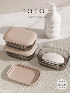 Double Layer Draining Soap Dish with Lid Creative Style Home Bathroom Utensils Mr Grocerys Luxury Soap Box  Trend