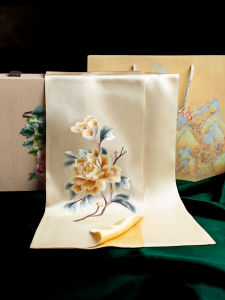 MOSHU | Silk Scarf For Mom Gift Birthday Wedding