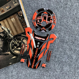 Suitable for KTM Motorcycle Modification New DUKE200/390/250 Anti-slip Fuel Tank Sticker DUKE790 RC390 3D Fish Bone Protection Sticker