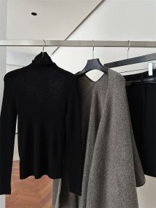 Elegant and Fitted Knit Sweater